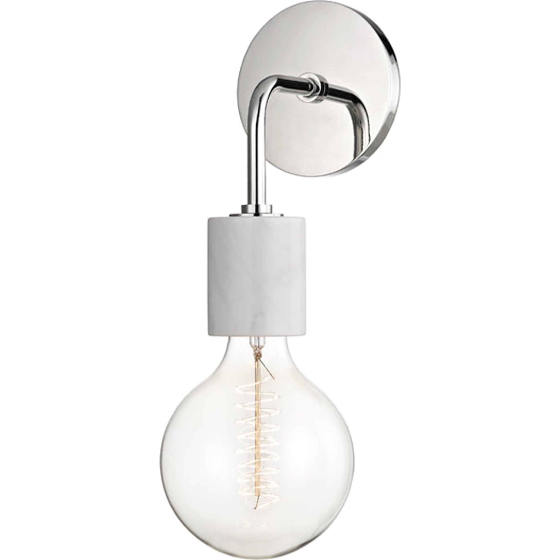 Asime Wall Sconce by Mitzi. Made from steel in a modern style.