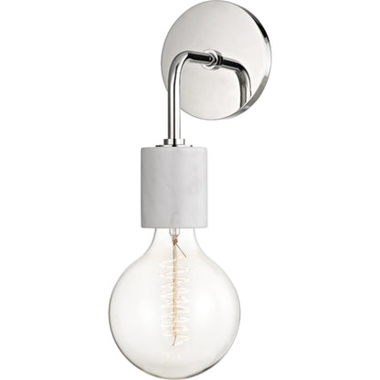 Asime Wall Sconce by Mitzi. Made from steel in a modern style.