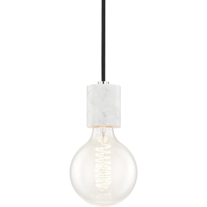 Asime Mini Pendant by Mitzi in aged brass. Made from steel in a modern style.