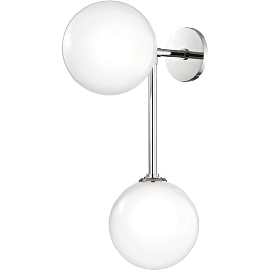 Ashleigh Wall Sconce by Mitzi. Made from steel in a modern style.
