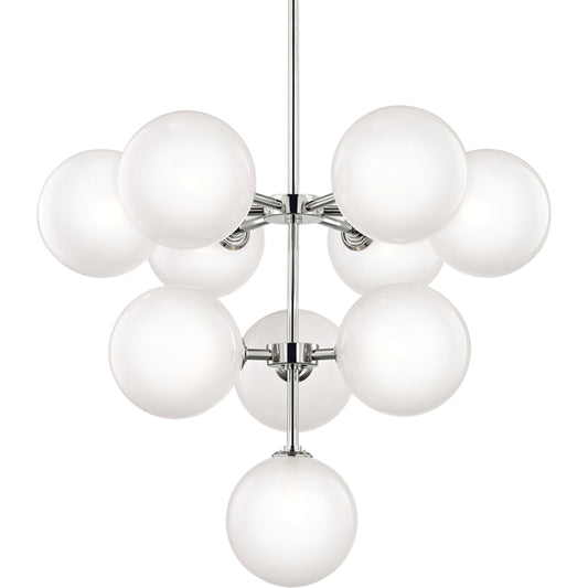 Ashleigh Chandelier by Mitzi. Made from steel in a modern style.