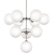 Ashleigh Chandelier by Mitzi. Made from steel in a modern style.