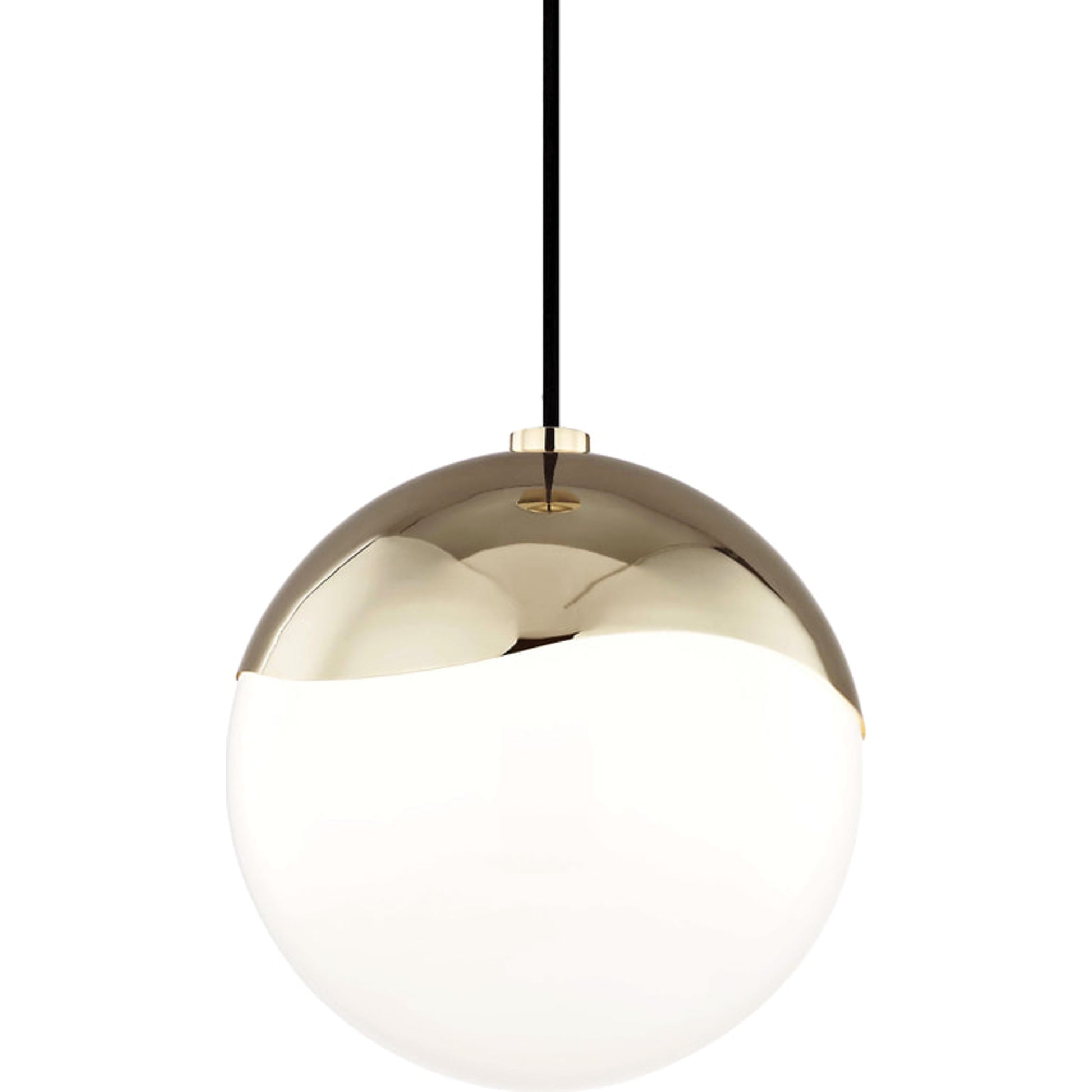 Ella Pendant Light by Mitzi in polished nickel. Made from steel in a modern style.