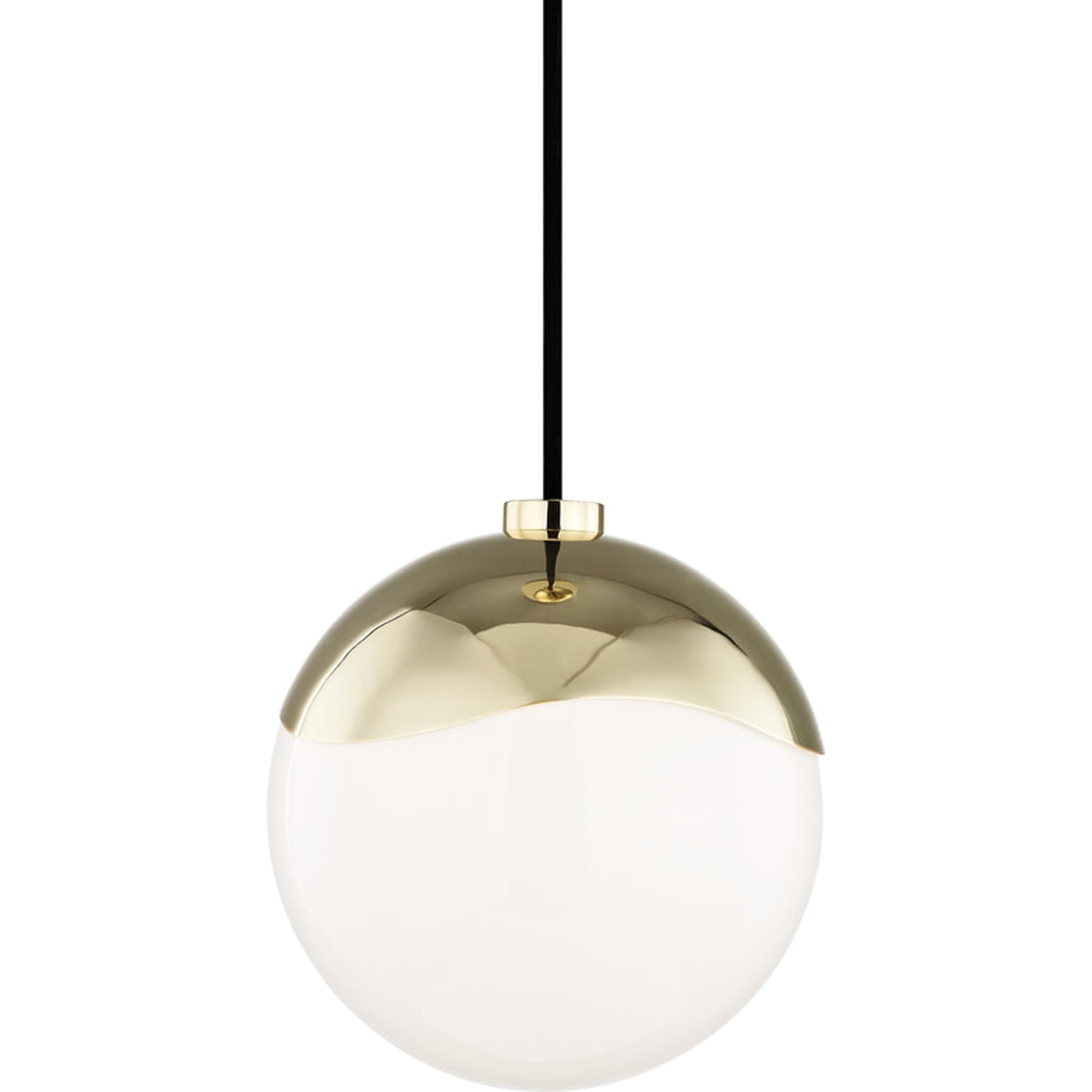 Ella Pendant Light by Mitzi in polished nickel. Made from steel in a modern style.