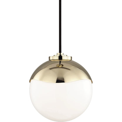 Ella Pendant Light by Mitzi in polished nickel. Made from steel in a modern style.