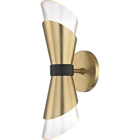 Angie Wall Sconce by Mitzi. Made from steel in a modern style.