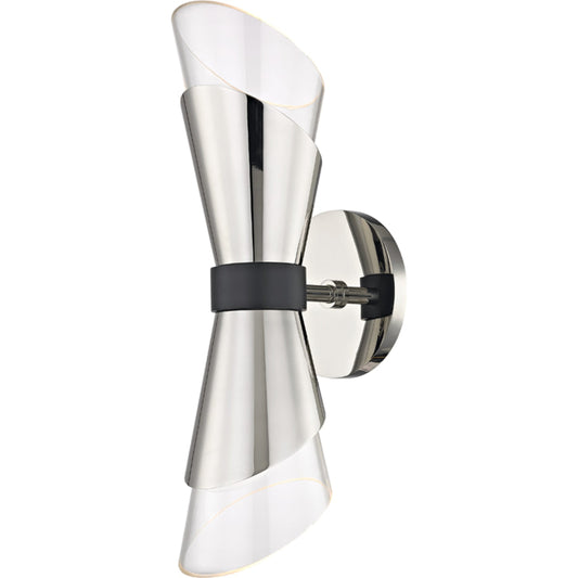 Angie Wall Sconce by Mitzi. Made from steel in a modern style.