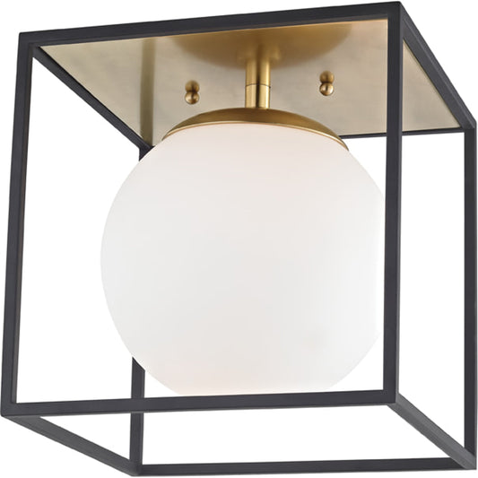 Aira Flush Mount by Mitzi. Made from steel in a modern style.