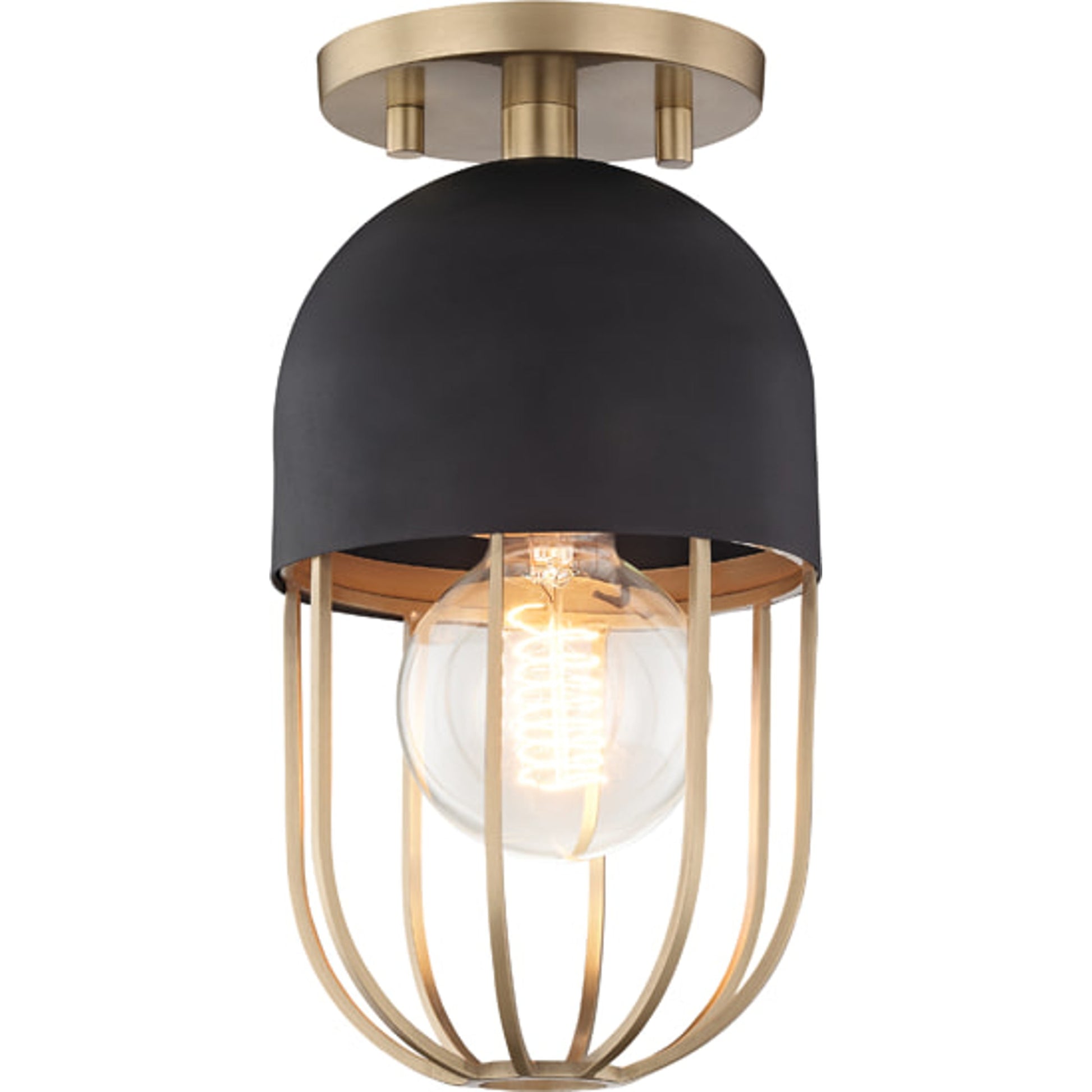 Haley Flush Mount by Mitzi. Made from steel in a modern style.