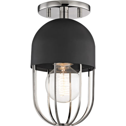 Haley Flush Mount by Mitzi. Made from steel in a modern style.