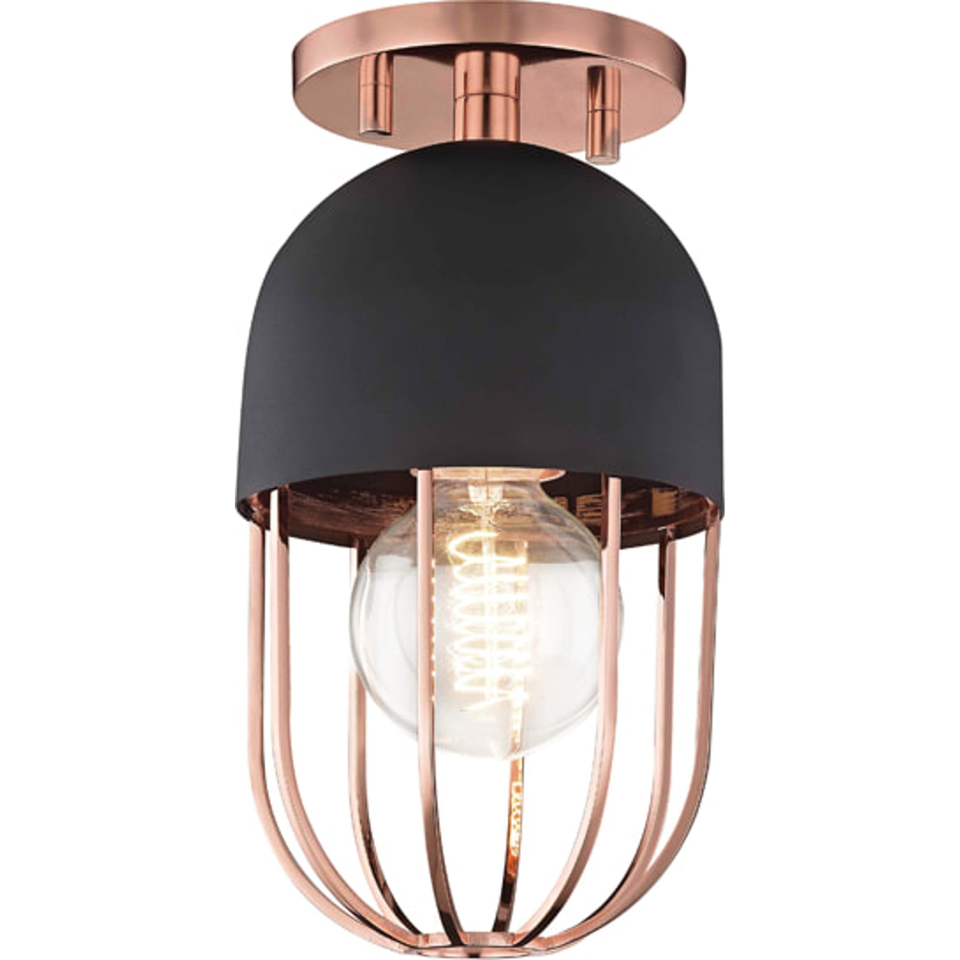 Haley Flush Mount by Mitzi. Made from steel in a modern style.