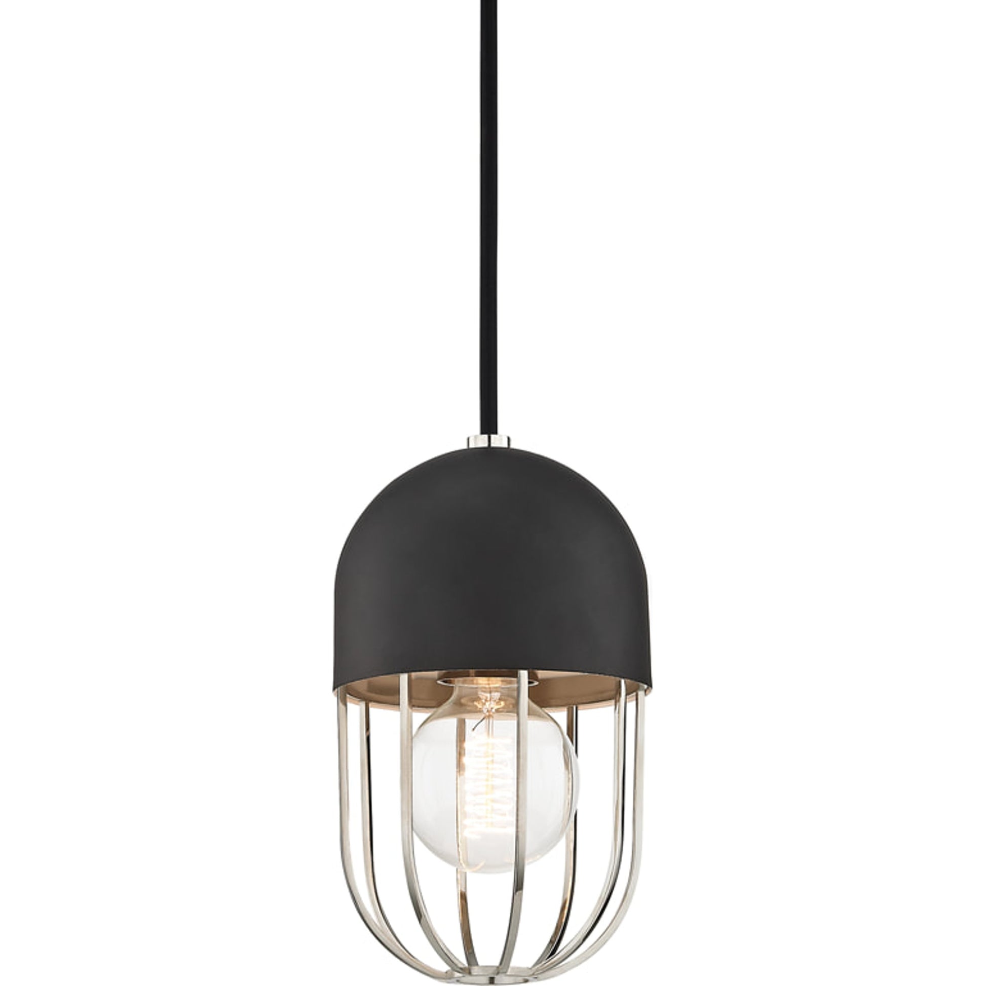 Haley 1 Light Pendant by Mitzi. Made from steel in a modern style.