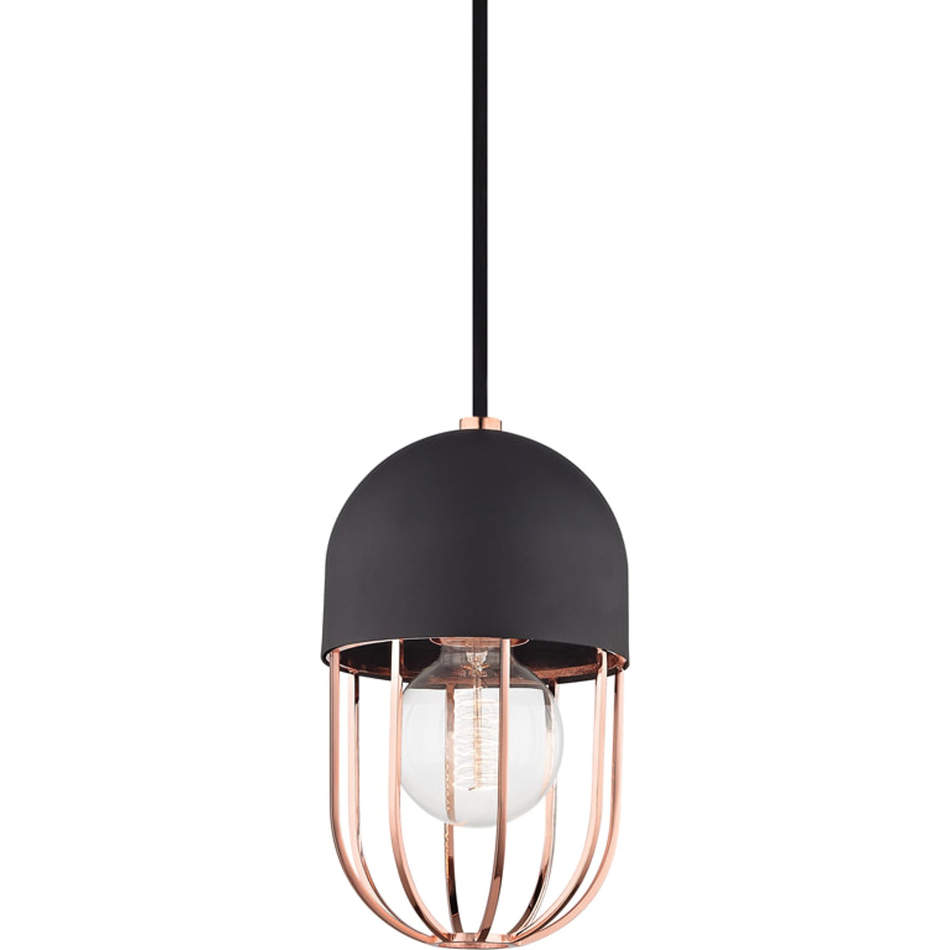 Haley 1 Light Pendant by Mitzi. Made from steel in a modern style.