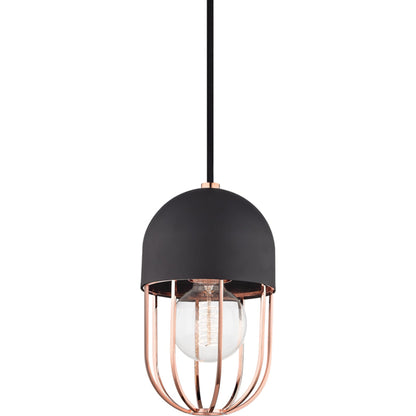 Haley 1 Light Pendant by Mitzi. Made from steel in a modern style.