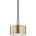 Nora Pendant by Mitzi. Made from steel in a modern style.