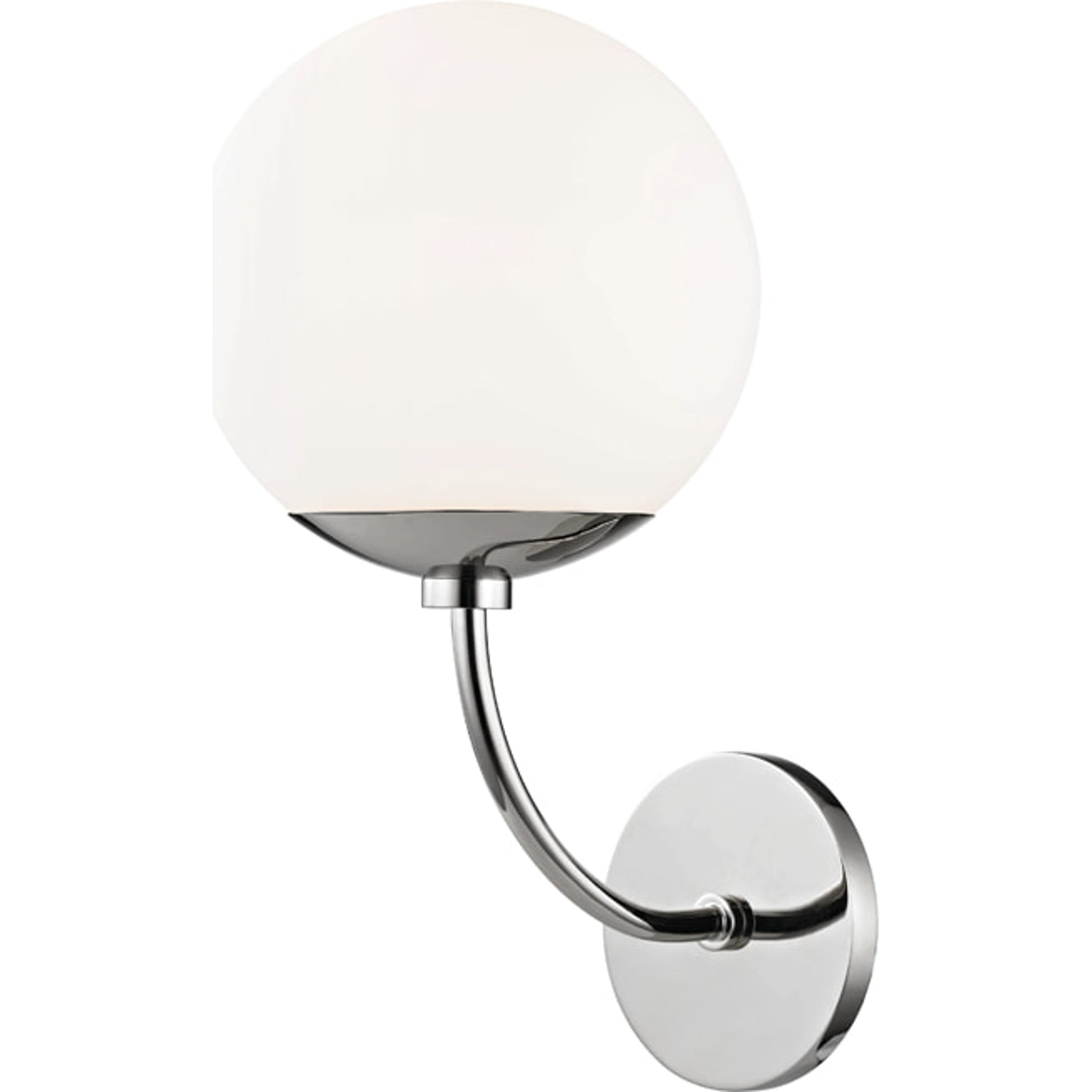 Carrie Wall Sconce by Mitzi in aged brass. Made from steel in a modern style.