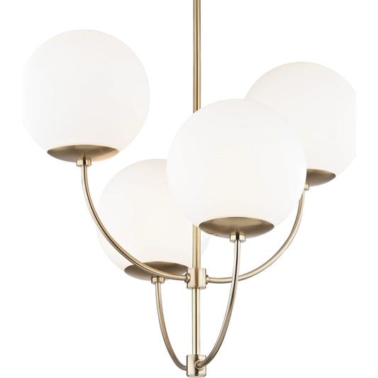 Carrie Chandelier by Mitzi. Made from steel in a modern style.