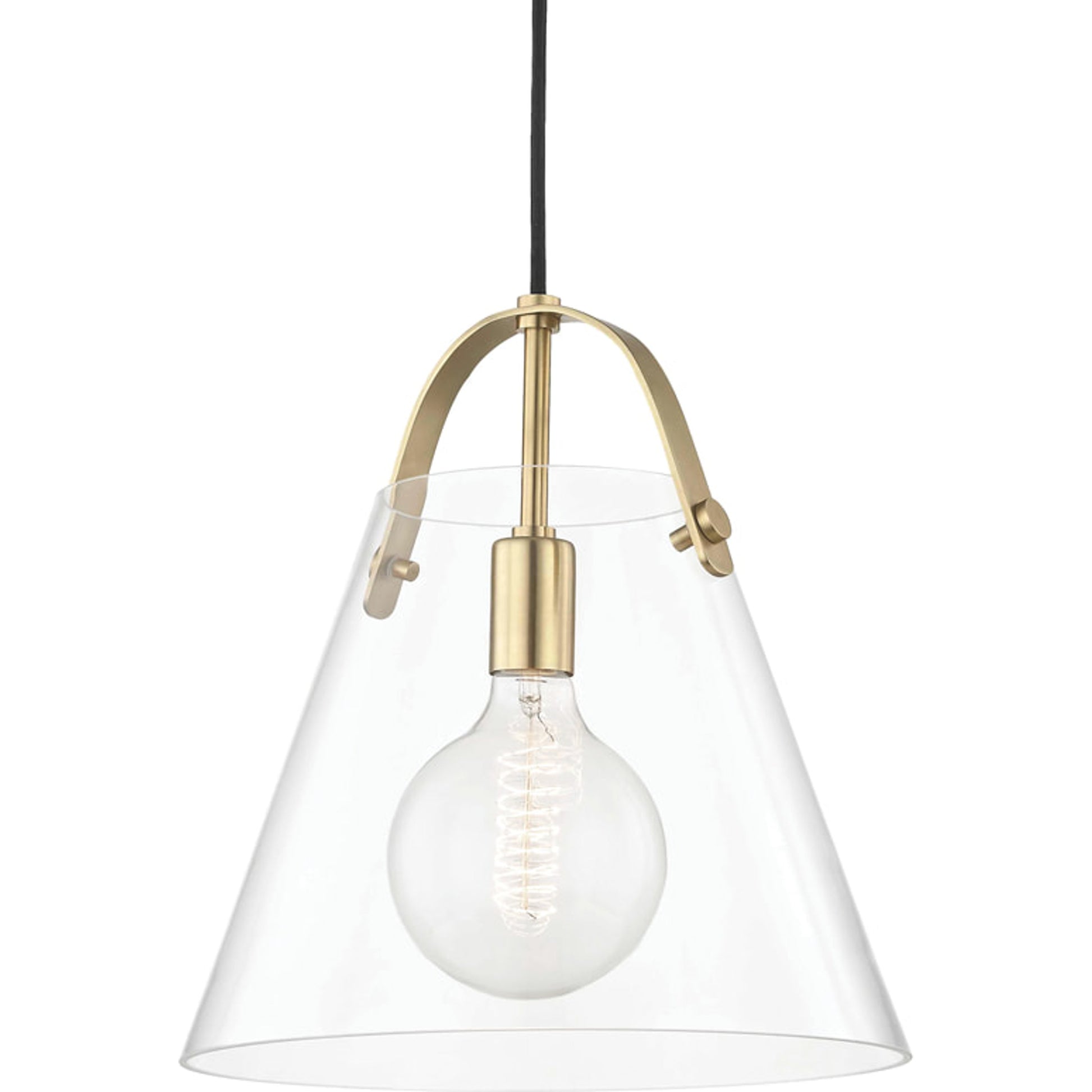 Karin Pendant by Mitzi. Made from steel in a modern style.