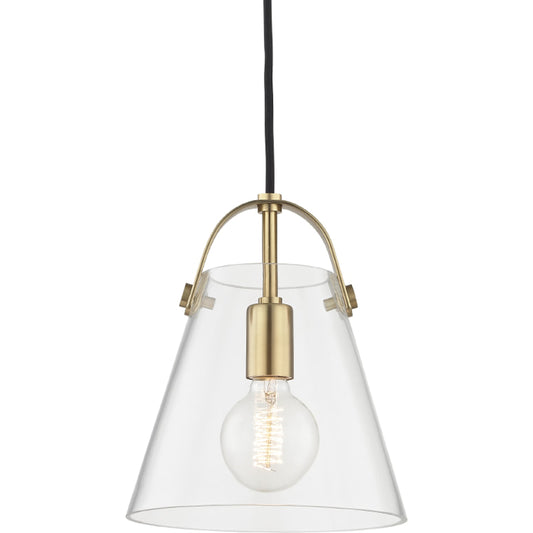 Karin Pendant by Mitzi. Made from steel in a modern style.