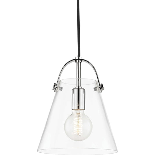Karin Pendant by Mitzi. Made from steel in a modern style.