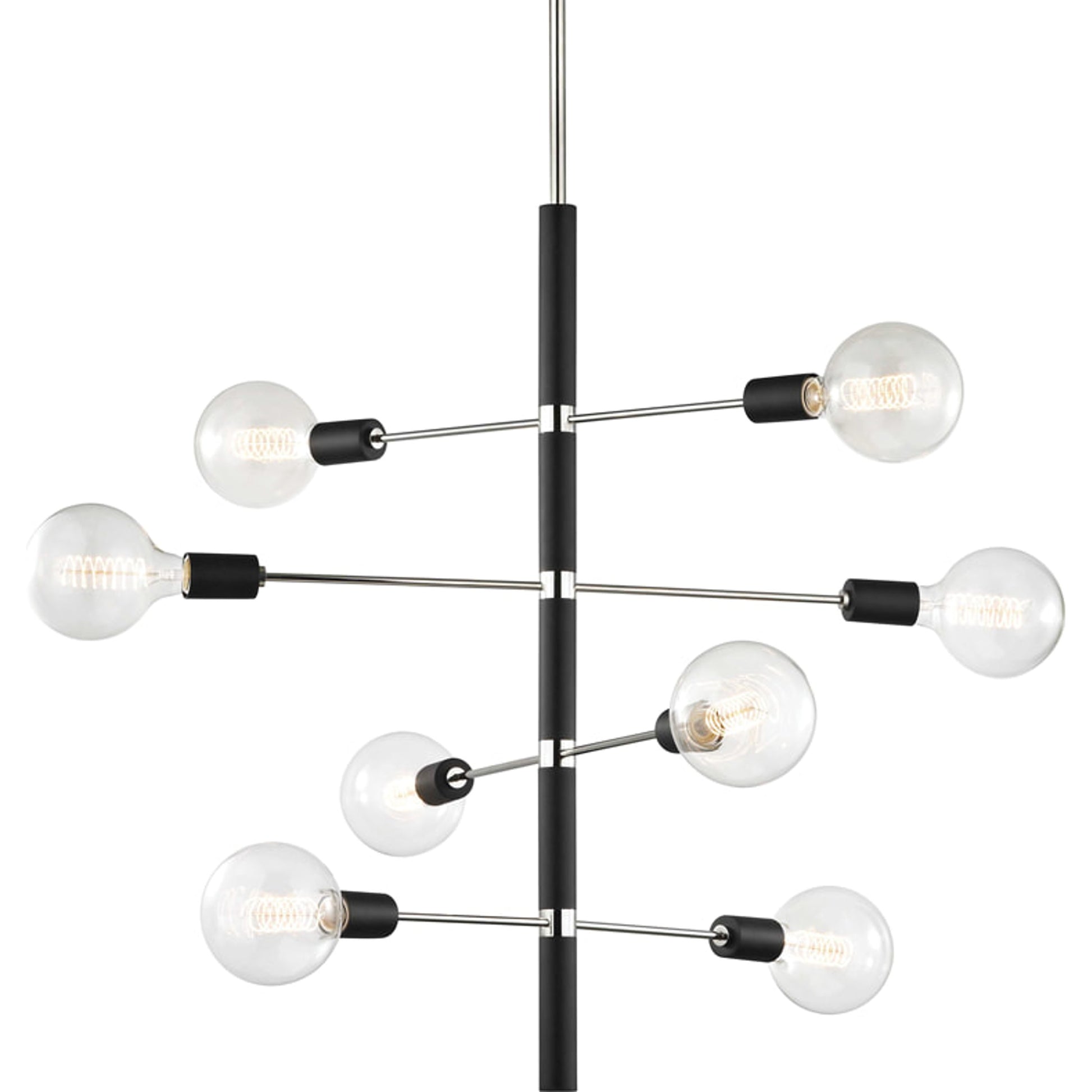 Astrid Chandelier by Mitzi. Made from steel in a modern style.