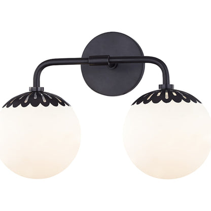 Paige Bath Bracket by Mitzi. Made from steel in a transitional style.