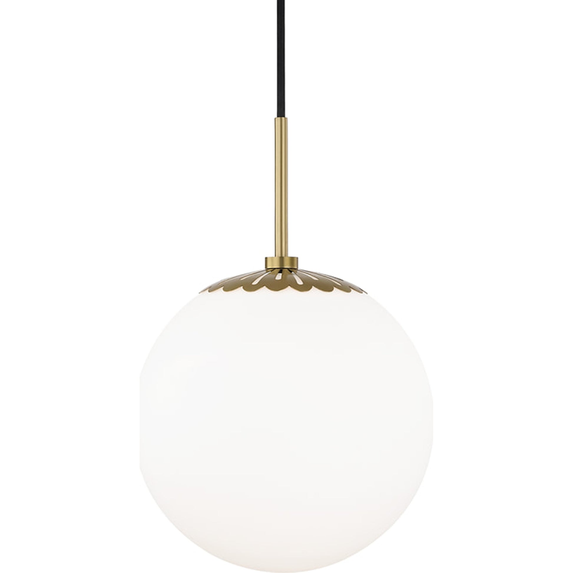 Paige Pendant by Mitzi. Made from steel in a transitional style.