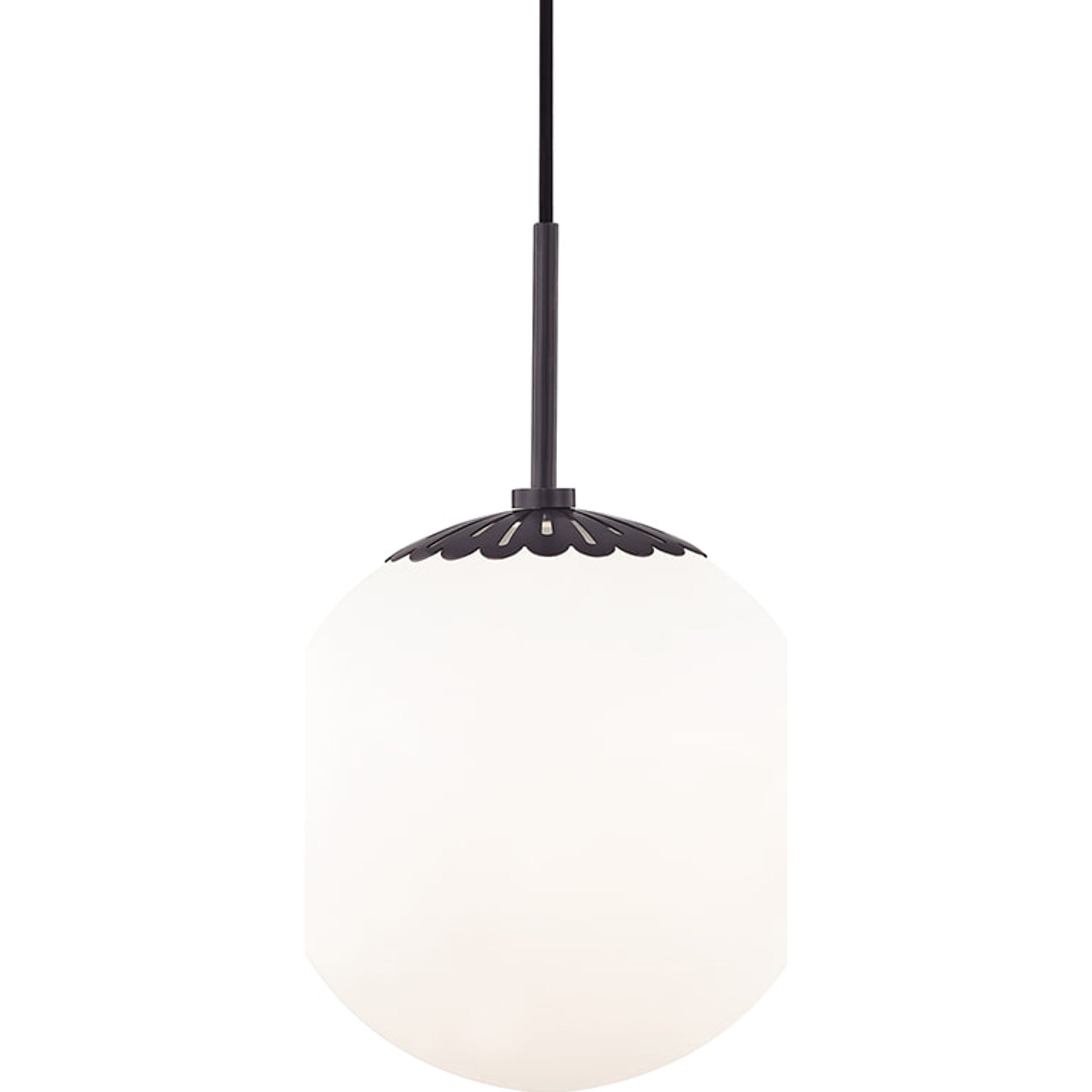 Paige Pendant by Mitzi. Made from steel in a transitional style.