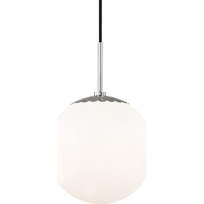 Paige Pendant by Mitzi. Made from steel in a transitional style.
