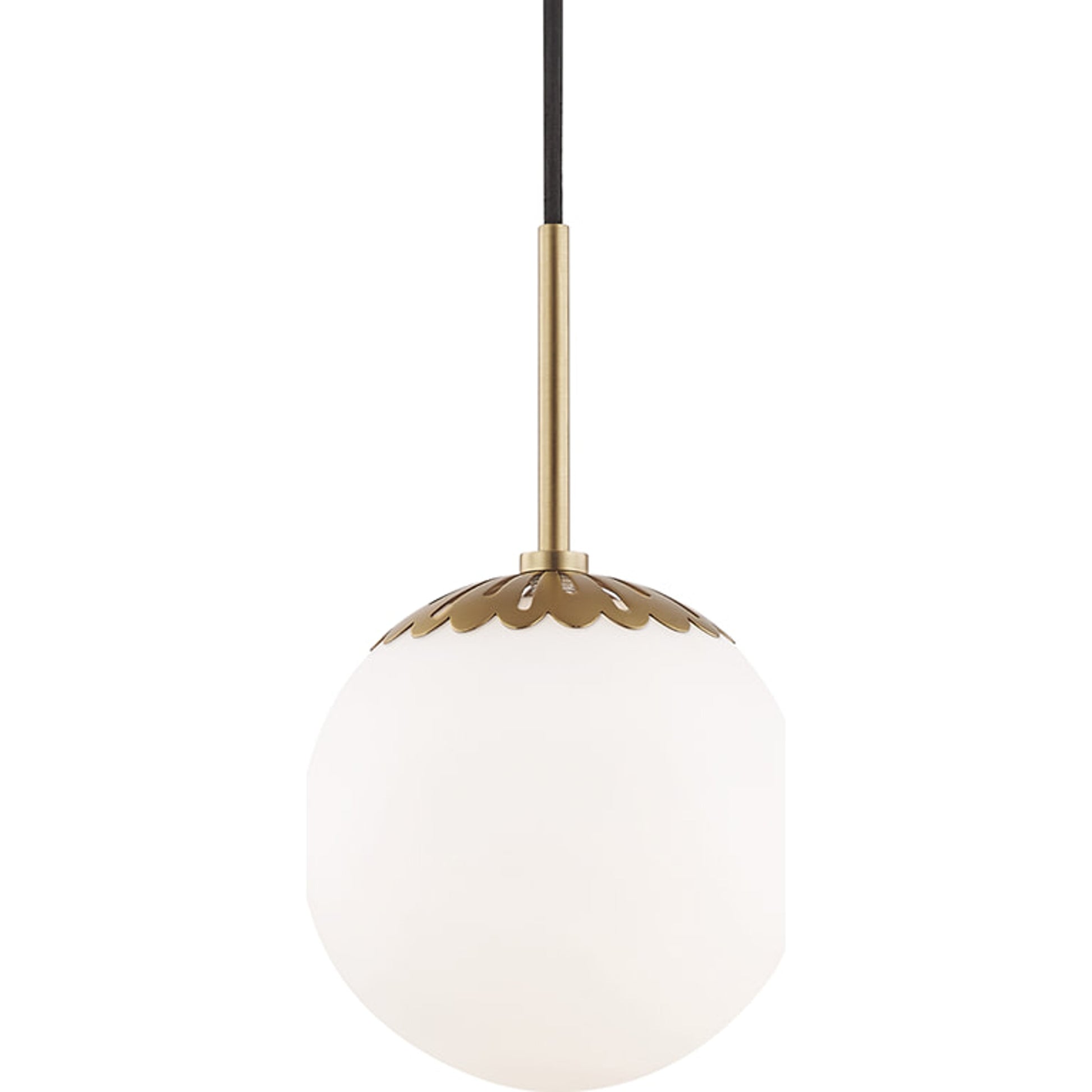 Paige Pendant by Mitzi. Made from steel in a transitional style.
