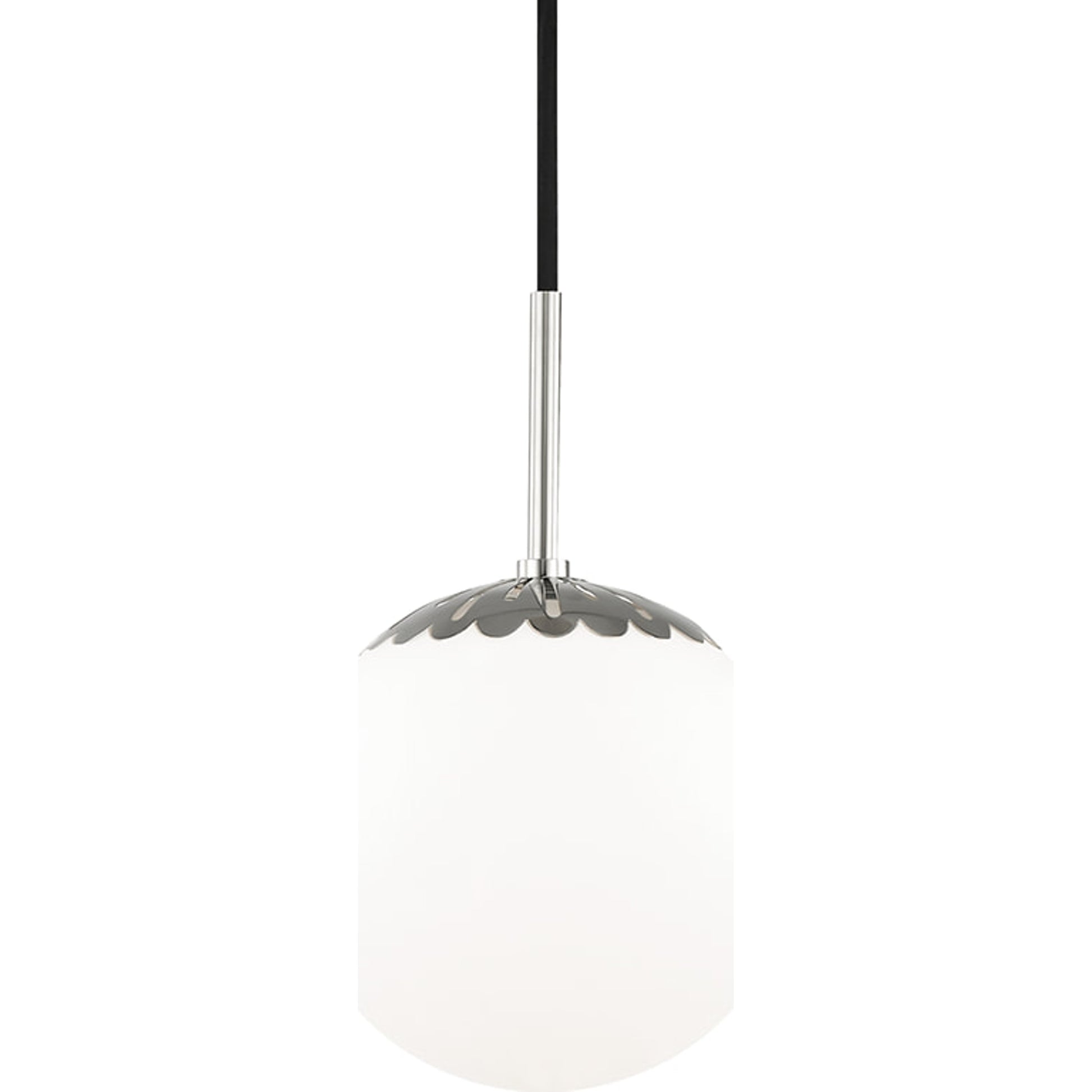 Paige Pendant by Mitzi. Made from steel in a transitional style.