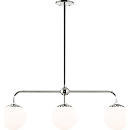 Paige Island Light by Mitzi. Made from steel in a modern style.