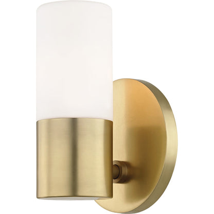 Lola Wall Sconce by Mitzi. Made from steel in a modern style.