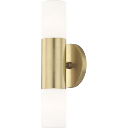 Lola Wall Sconce by Mitzi. Made from steel in a modern style.