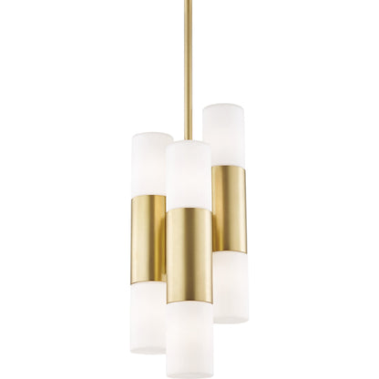 Lola Pendant by Mitzi. Made from steel in a modern style.