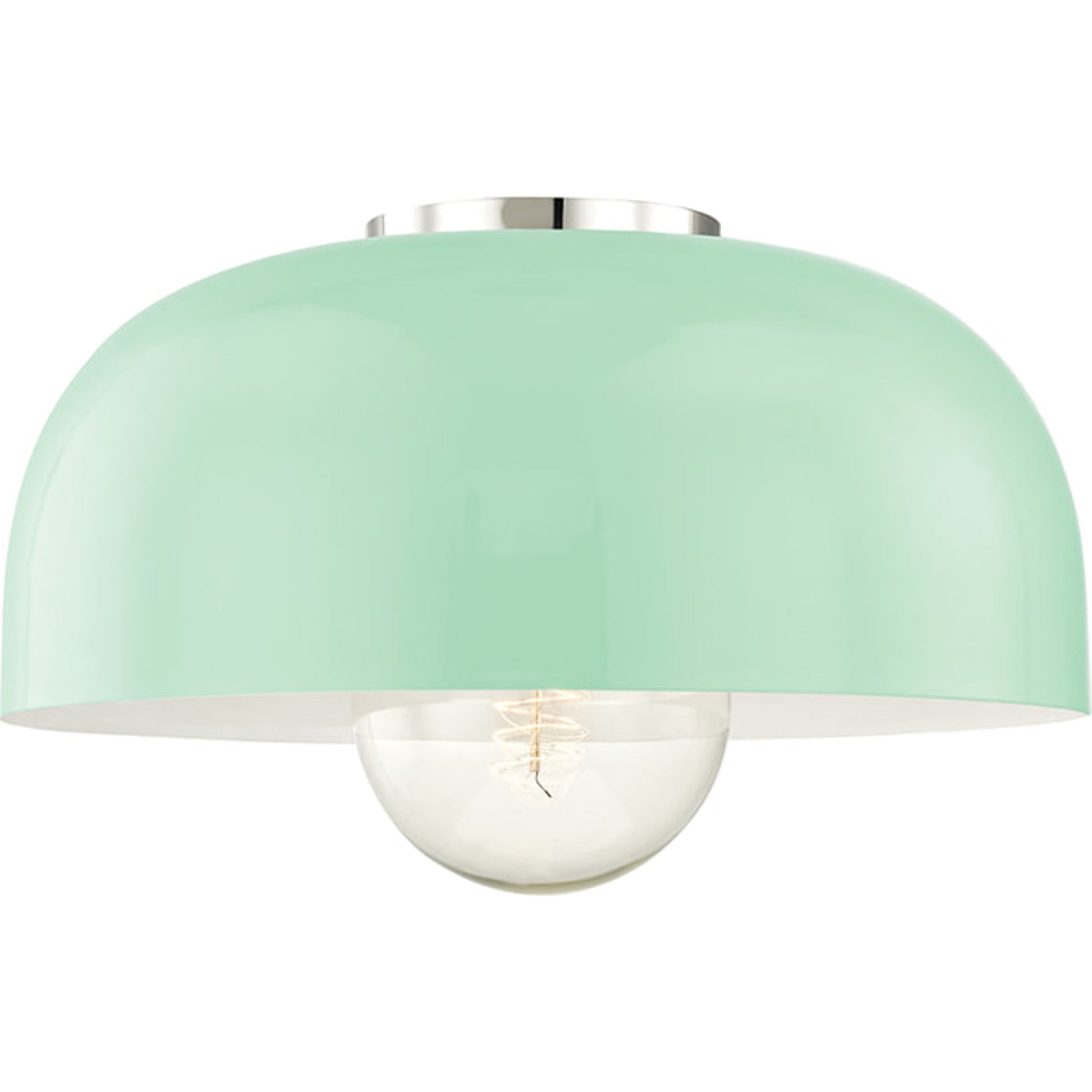 Avery Semi Flush by Mitzi. Made from steel in a modern style.