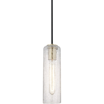 Skye Pendant by Mitzi in aged brass. Made from steel in a modern style.