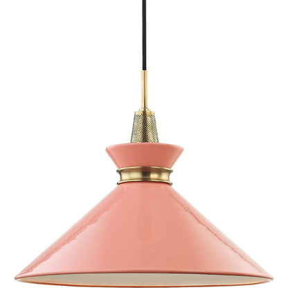 Kiki Pendant by Mitzi. Made from steel in a transitional style.