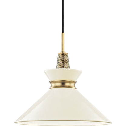 Kiki Pendant by Mitzi. Made from steel in a transitional style.
