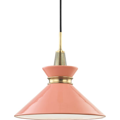 Kiki Pendant by Mitzi. Made from steel in a transitional style.
