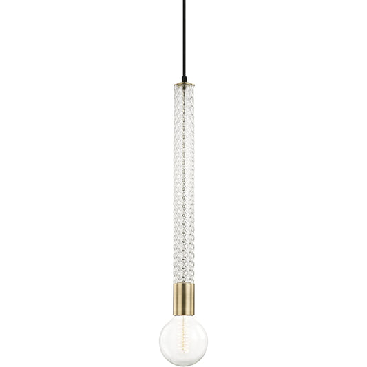 Pippin Pendant by Mitzi. Made from steel in a modern style.