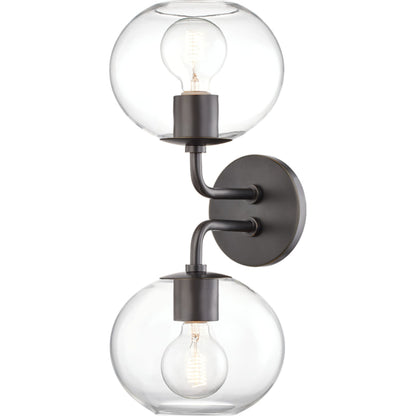 Margot Wall Sconce by Mitzi. Made from steel in a modern style.