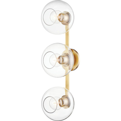 Margot Wall Sconce by Mitzi. Made from steel in a modern style.