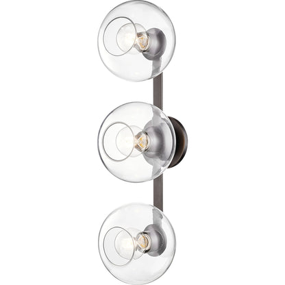 Margot Wall Sconce by Mitzi. Made from steel in a modern style.