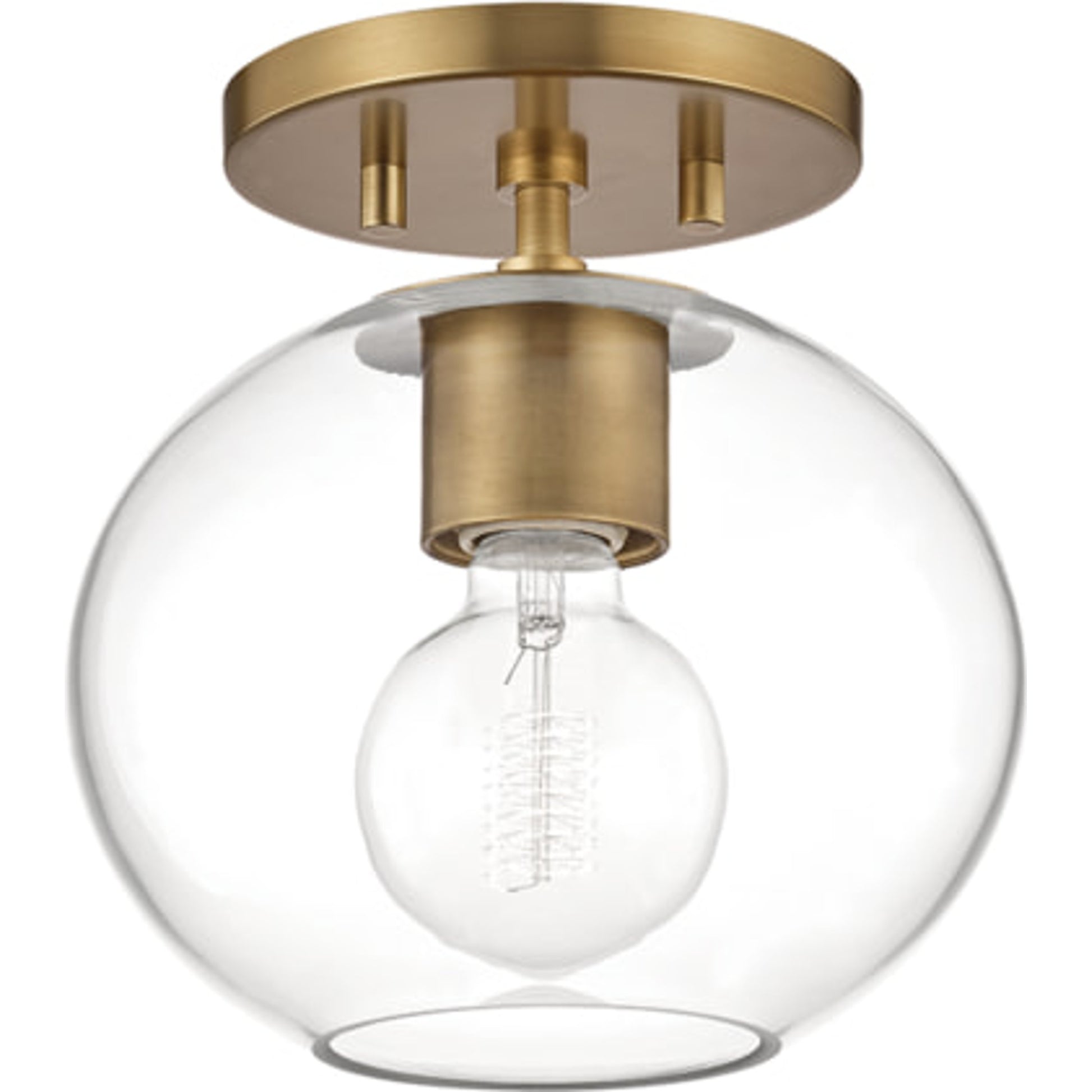 Margot Semi Flush by Mitzi. Made from steel in a modern style.