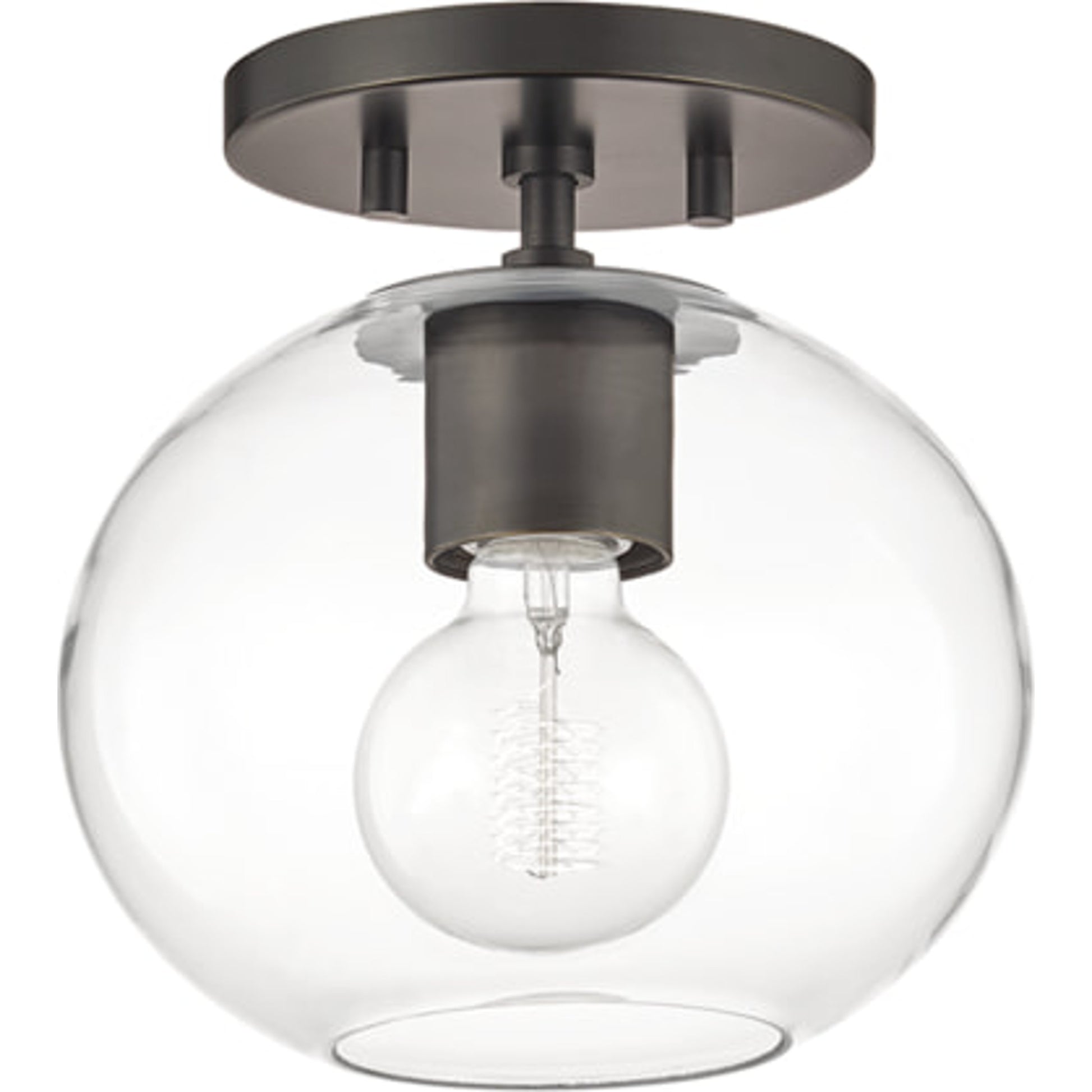 Margot Semi Flush by Mitzi. Made from steel in a modern style.