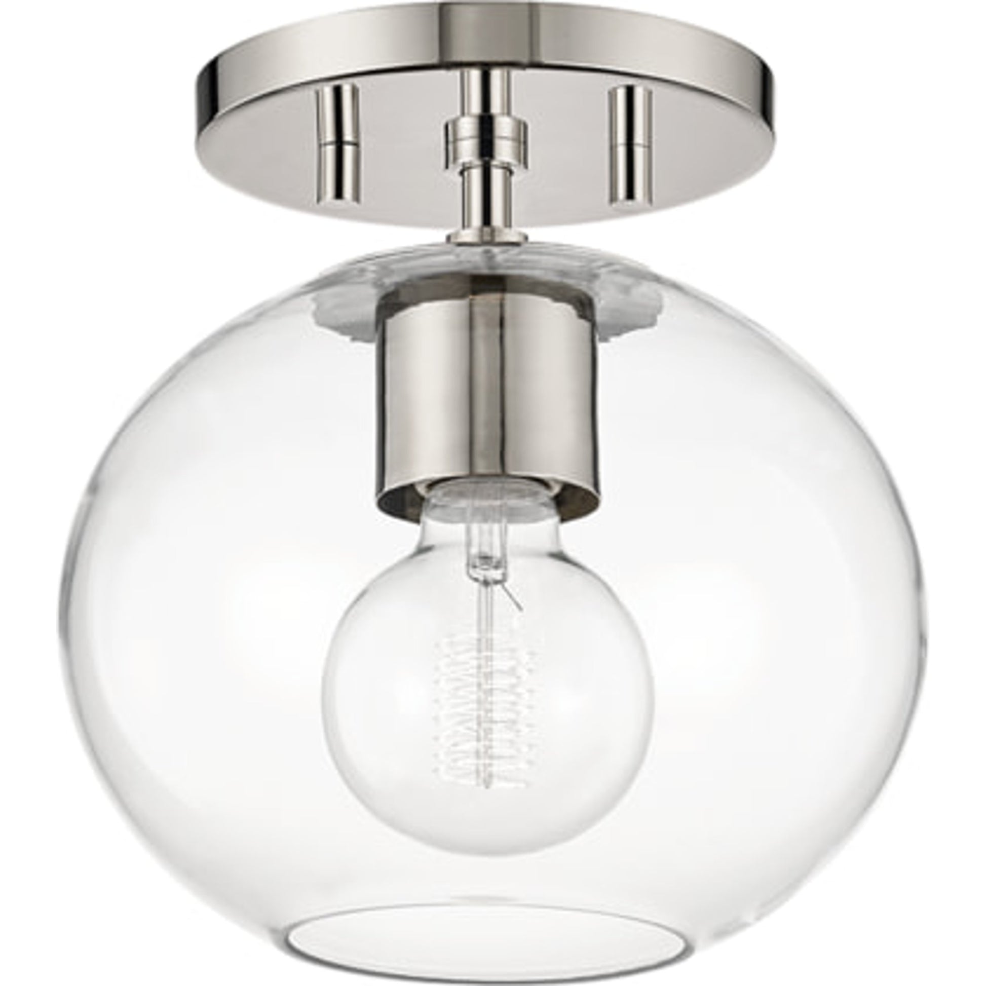 Margot Semi Flush by Mitzi. Made from steel in a modern style.