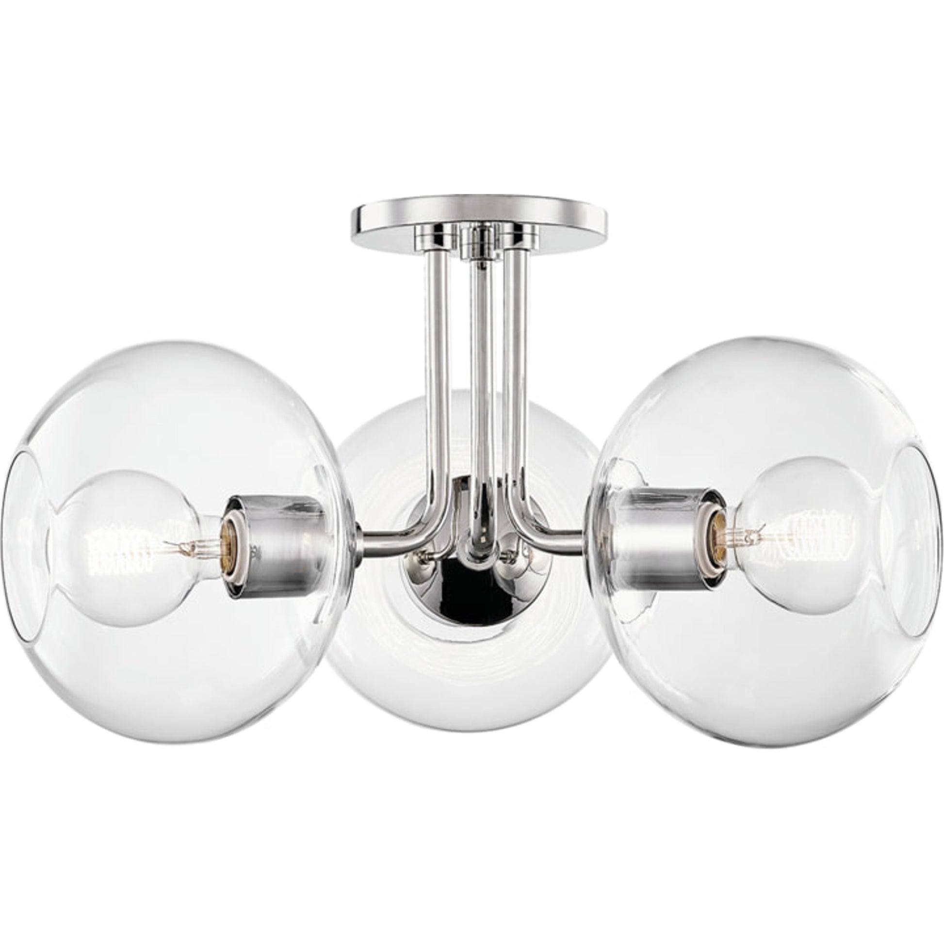 Margot Semi Flush by Mitzi. Made from steel in a modern style.