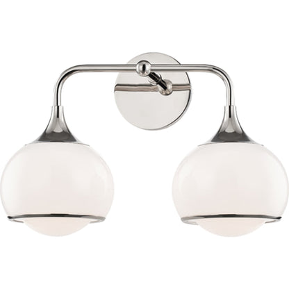 Reese Wall Sconce by Mitzi. Made from steel in a modern style.