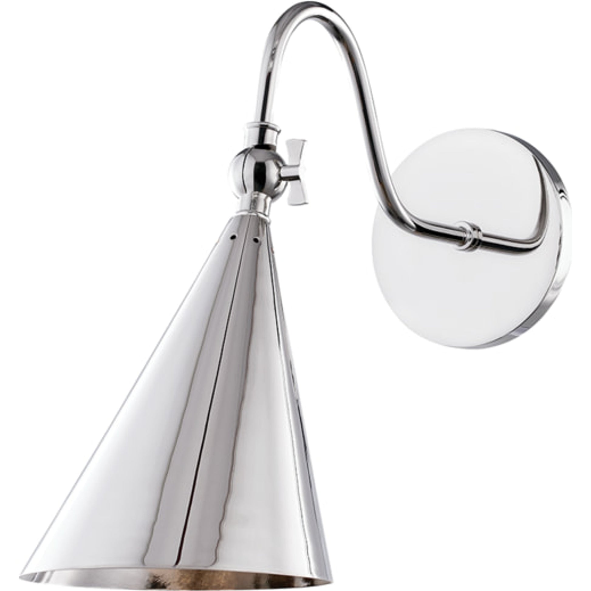 Lupe Wall Sconce by Mitzi. Made from steel in a modern style.